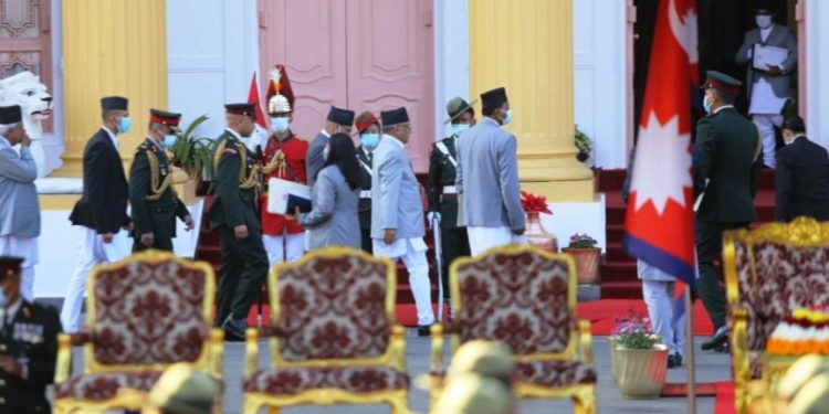 दौरा सुरुवाल लगाएर शीतलनिवास पुगे प्रधानमन्त्री प्रचण्ड