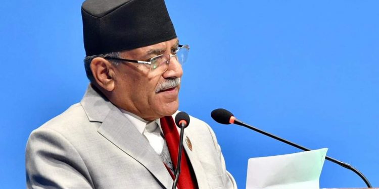 नेपाली जनताले असाधारण सङ्कल्पको अपेक्षा गरेका छन् : प्रधानमन्त्री प्रचण्ड