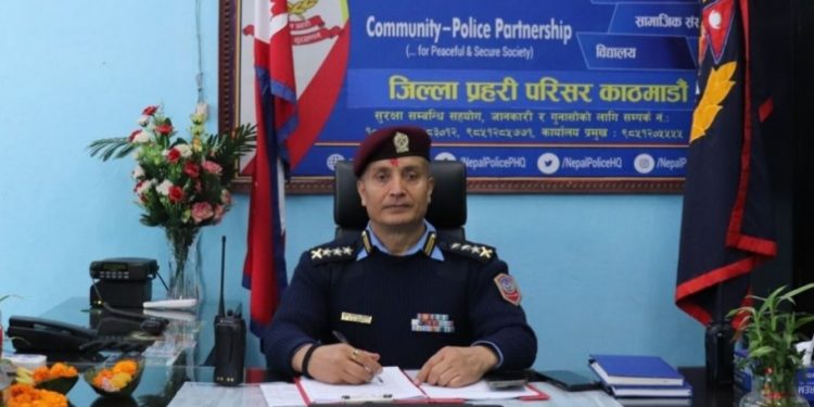 काठमाडौं प्रहरी प्रमुख एसएसपी कार्कीले सम्हाले जिम्मेवारी