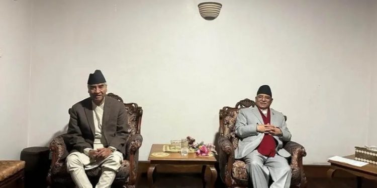 राष्ट्रपतिको निर्वाचन नजिकिएसँगै नजिकिए प्रधानमन्त्री प्रचण्ड–देउवा, ओली आक्रोशित