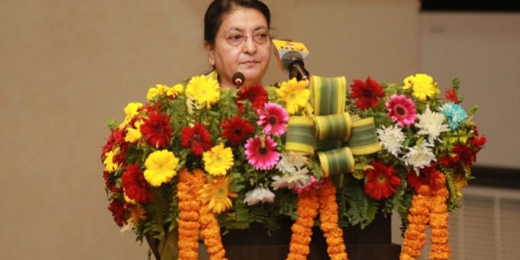 भ्रष्टाचारले मुलुकमा समृद्धि हासिल गर्न बाधा पुर्‍याउँछ : राष्ट्रपति विधादेवी भण्डारी