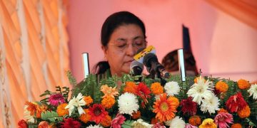 चीन र भारत जोड्ने सडक निर्माण छिट्टै पूरा गर्न राष्ट्रपति भण्डारीको निर्देशन