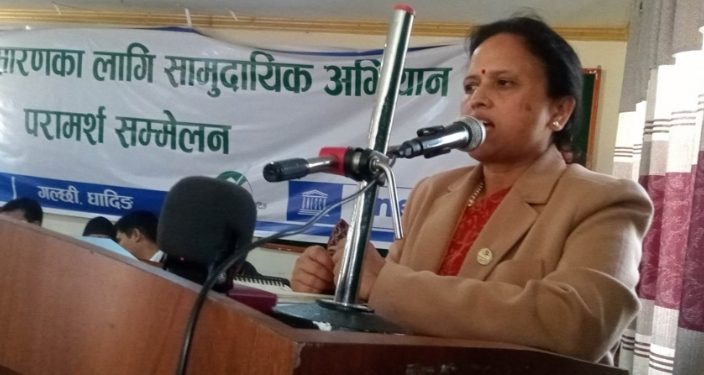 शान्ति प्रक्रिया टुंगोमा पुर्‍याउनु सरकारको प्राथमिक कार्यभार : सञ्चारमन्त्री रेखा शर्मा