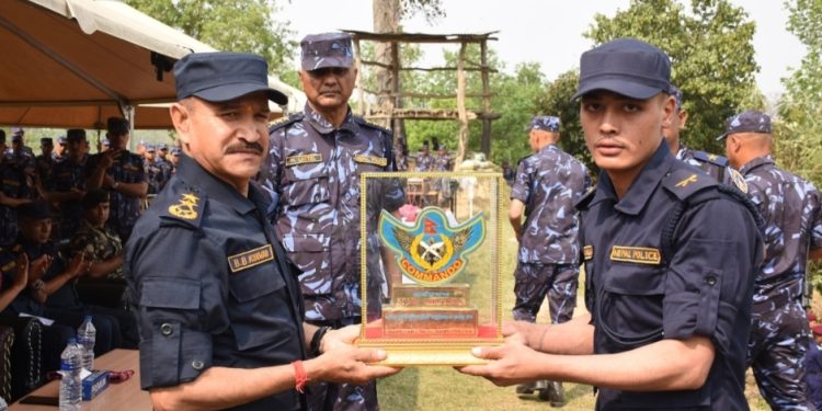 आईजिपी कुँवरको प्रमुख आतिथ्यमा कमाण्डो तालिमको दिक्षान्त समारोह सम्पन्न