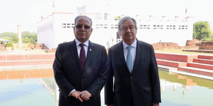 संयुक्त राष्ट्रसङ्घका महासचिव गुटेरेसको भ्रमण : कोप-२८ मा हिमालको मुद्दाले पाउला प्राथमिकता !