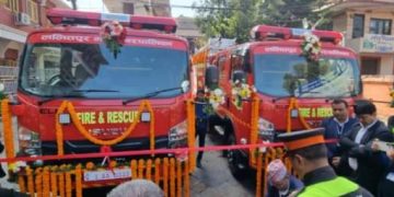 ललितपुर महानगरपालिकाले सञ्चालनमा ल्यायो दुई नयाँ दमकल