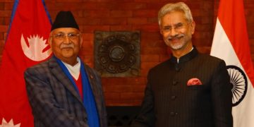 एमाले अध्यक्ष ओलीसँग भारतीय विदेशमन्त्री जयशंकरको भेटवार्ता
