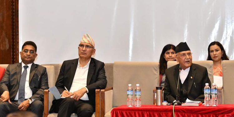 कांग्रेससँग फायर भएका ओलीको उद्घोष : कांग्रेसका धेरै मान्छेका जन्मकुण्डली हामीलाई थाहा छ