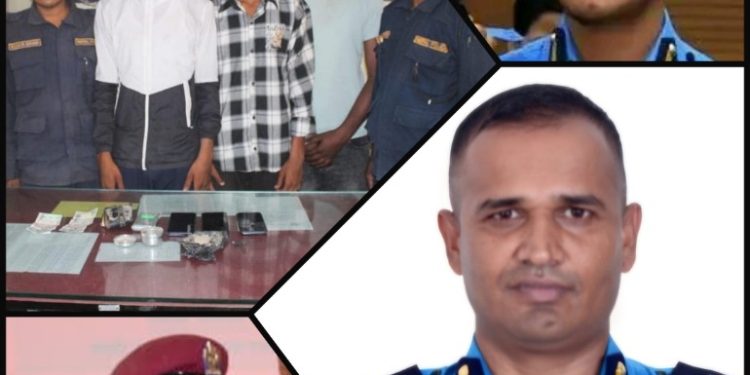 लागुऔषध विरुद्ध कठोर बन्दै सिरहा प्रहरी : ३३ ग्राम ब्राउन सुगर सहित तीन जना पक्राउ