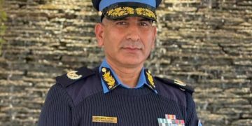 मधेश प्रदेश प्रहरी प्रमुखमा डिआईजी उमाप्रसाद चतुर्वेदी